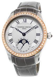 Frederique Constant Manufacture Moonphase Gold Steel Womens Watch FC-705MMC3MDZ9