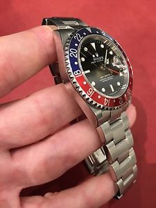 ROLEX GMT MASTER 16710 DUAL STICK ACCIAIO