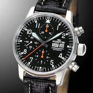 NEU - FORTIS FLIEGER CHRONOGRAPH DAY-DATE HERRENUHR 597.11.11 L 01 UVP: 2195,- €