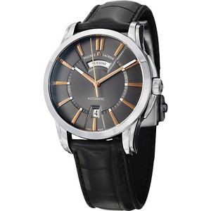 Maurice Lacroix Pontos Mens Day Date Automatic Watch PT6158-SS001-03E