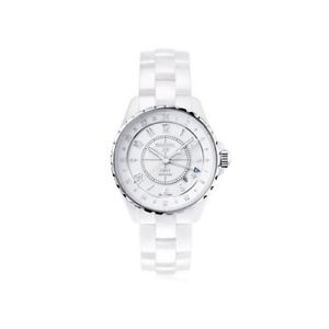Chanel J12 Automatic GMT White High-Tech Ceramic Ladies Watch H3103