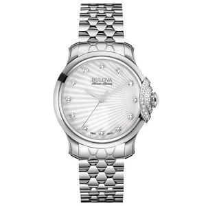 Ladies Bulova AccuSwiss Bellecombe Diamond Watch