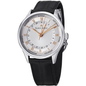 Maurice Lacroix Masterpiece Tradition Five Hands Mens Day Date Automatic Watch M