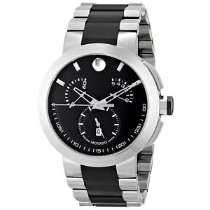 Movado Mens 0606546 Verto Black PVDStainless Steel Watch