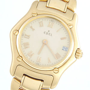 EBEL "1911 Lady´s" Ref: 888901 - Quarzwerk - 18K Gelbgold - Ø 27 mm