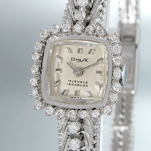 Orafa Damenuhr - 18K Weißgold - Brillanten ca. 1,00 ct. TW-Si - 29,4g