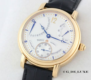 Maurice Lacroix Masterpiece Calendrier Retrograde 18K Gelbgold Herrenuhr MP 7068