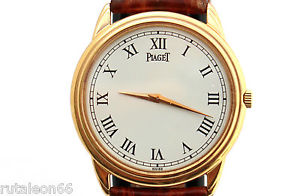 PIAGET 90968 yellow gold 750 manual hand winding fantastic wristwatch