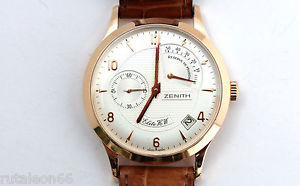 ZENITH ELITE HW 18Kt rose gold men's watch 17.1125.655 power reserve