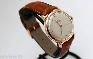 OMEGA BUMPER original 18K gold vintage watch Great condition. Fully restored