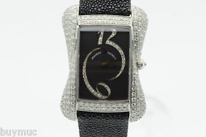 TOP EDLE MAURICE LACROIX DIVINA 214 DIAMONDS QUARZ UHR 28MM