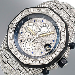 Audemars Piguet Royal Oak Offshore Chronograph ca. 21 ct Brillanten nicht orig.