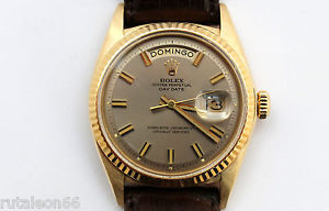 ROLEX DAY-DATE 1803 original 18K gold automatic wristwatch rare dial (Revised)