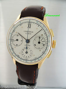 Universal Geneve Compax Chronograph -Gold 18k/ 750