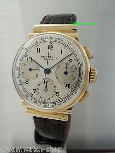 Universal Geneve Chronograph - Rarität -Gold 18k/ 750