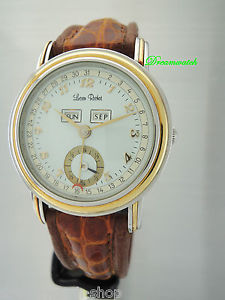 Lucien Rochat Vollkalender Moon Cal. JLC 888 -Stahl- Gold 18k/750, ungetragen