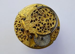 verge fusee movement by the great thomas tompion spindeluhr werk montre oignon