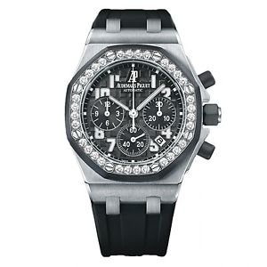 NEW Audemars Piguet Royal Oak Offshore Chrono Ladies Watch 26048SK.ZZ.D002CA.01