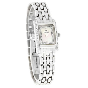 Concord Veneto Diamond Mini Ladies 18K White Gold Swiss Quartz Watch 0308547