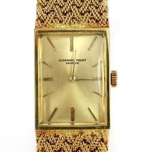 Audemars Piguet Geneve Solid 18K Yellow Gold Ladies Mechanical Watch QR