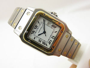 CARTIER SANTOS UOMO ACCIAIO E ORO AUTOMATIC