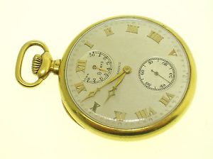 AGASSIZ 18K GOLD POCKET WATCH - 8 DAY POWER RESERVE INDICATOR - RARE - B. OFFER