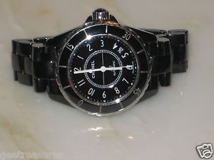 Chanel J12 Automatic 39mm Black Ceramic Wrist  Watch