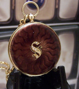 ANTIQUE 1857 DUTCH ROYALTY & CLARIDGES HOTEL18K SOLID GOLD & DIAMOND WATCH + KEY