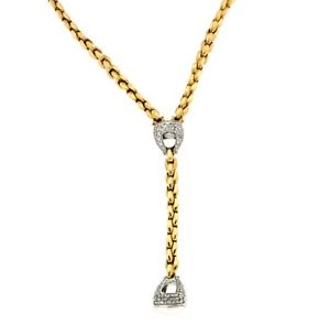 FOPE Halskette gelbgold 18 kt natürliche Diamanten - 920fr2bbr