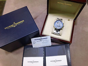 ULYSSE NARDIN Maxi Marine Chronometer 41mm Authentic: Box, Papers Never Used