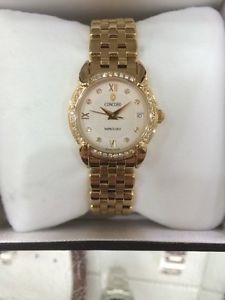 Concord Impresario 18K Yellow Gold Watch w Diamond Bezel