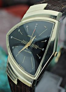 C. 1959 HAMILTON Electric "Ventura" Cal. 500 14K Solid Yellow Gold Men's Watch