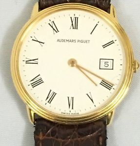 Excellent mint condition Men's audemars piguet Swiss Quartz 18K solid gold watch