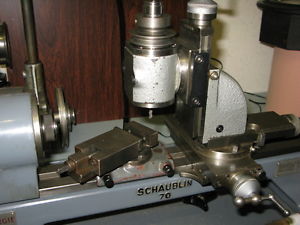 RARE set de fraisage d'origine Schaublin 70 Milling Fräsmaschine Fräsapparat