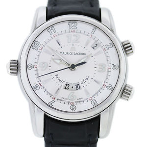 Maurice Lacroix MP6388 Reveil Globe Stainless Steel Gents Watch