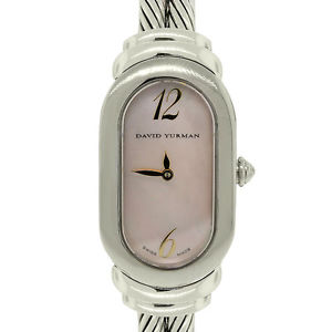 David Yurman Pink Mother of Pearl Double Cable Watch