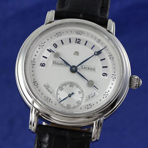 MAURICE LACROIX MASTERPIECE JOUR ET NUIT HANDAUFZUG MP7058 GLASBODEN NP: 3200,-€