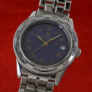 GIRARD PERREGAUX GP 90 WELTZEITUHR WORLDTIME AUTOMATIK HERRENUHR REF. 1010