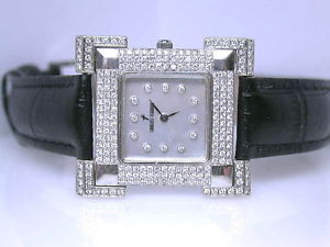 Unisex 5,00 KT BRILLANT-UHR LAURENT FERRARIS in 750/000 18K Weissgold