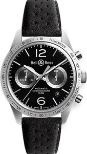 BRAND NEW BELL & ROSS VINTAGE BR 126 GT MENS CHRONOGRAPH WATCH | BRV126-BS-ST/SF