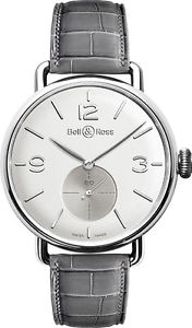 BRAND NEW AUTHENTIC BELL & ROSS VINTAGE WW1 MENS LUXURY WATCH | BRWW1-ME-AG-OP-S
