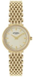 NEW RRP £2750 Rotary LB10900-03 9Ct Gold Ladies Cream Dial Watch