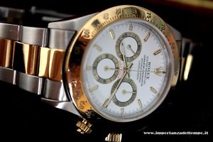 ROLEX DAYTONA REF 16523 MOVIMENTO ZENITH EL PRIMERO ACCIAIO ORO GOLD WARRANTY