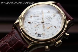 ZENITH EL PRIMERO CHRONOMASTER 060210 400 ORO 18KT GOLD WARRANTY STRATOSFERICO