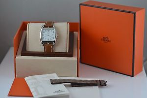 AUTH Hermes CAPE COD Tonneau GM CT1.710 Simple Tour Watch