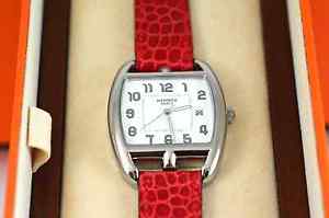 AUTH Hermes CAPE COD Tonneau GM CT1.710 Simple Tour Watch