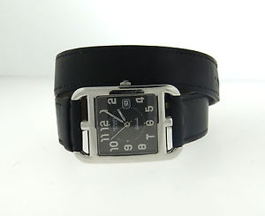Hermes Cape Cod Double Tour St Steel Wrap Bracelet Automatic Watch CC1.710