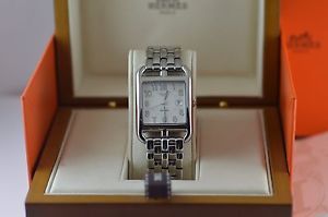 AUTH Hermès CAPE COD GM Auto CC1.710 Single Tour Watch
