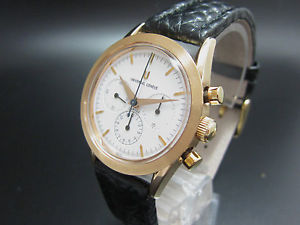 UNIVERSAL GENEVE  COMPAX  18K /750 GELBGOLD CHRONOGRAPH  RARITÄT MIT BOX