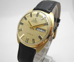 STOWA  DAY DATE 14 K /585  GELBGOLD  AUTOMATIK VINTAGE SAMMLERUHR